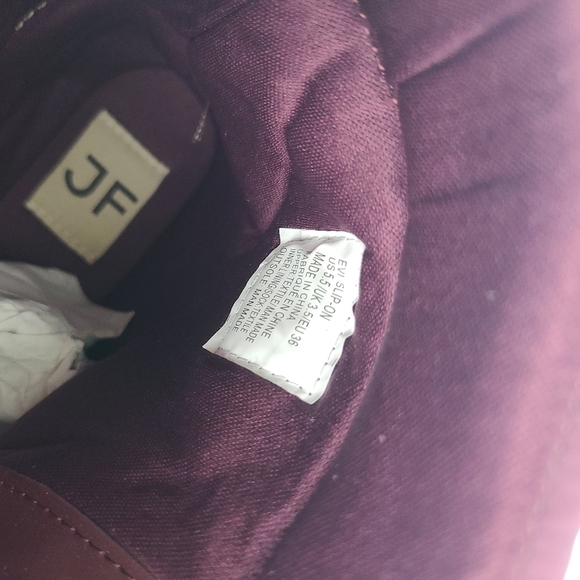 NEW JustFab Womens EVI Slip On Maroon Quilted Mid Calf Duck Snow Boot Sz 5.5 NIB - Picture 5 of 8